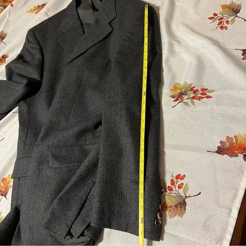 HUGO BOSS Cashmere Wool 3 Button Blazer Size 44T